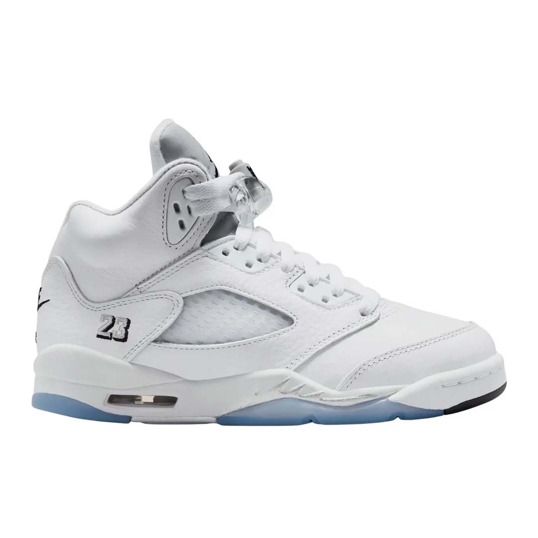 Air Jordan 5 White Metallic GS