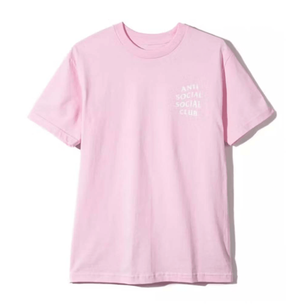 Anti Social Social Club Mind Games Tee Light Pink