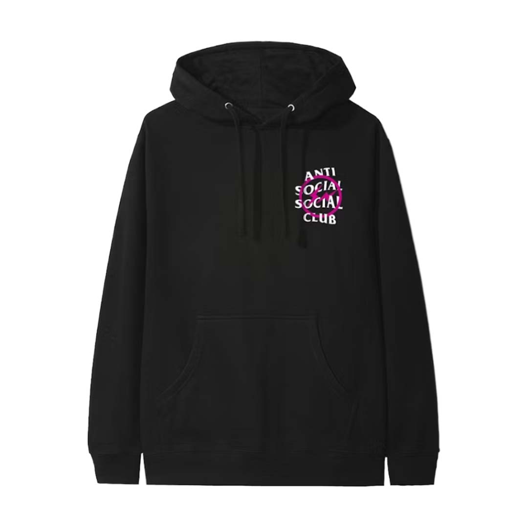 Anti Social Social Club x Fragment Pink Bolt Hoodie