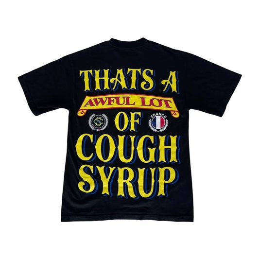 Awful Lot of Cough Syrup Eiffel Tower Tee Black