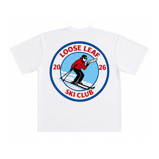 Awful Lot of Cough Syrup Loose Leaf Aspen White Tee