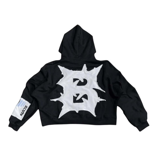 Billionaire Studios Bloo Gradient Scale Hoodie Black
