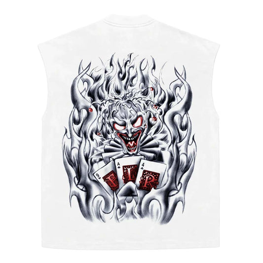 Floor 914 Jester Sleeveless White Tee