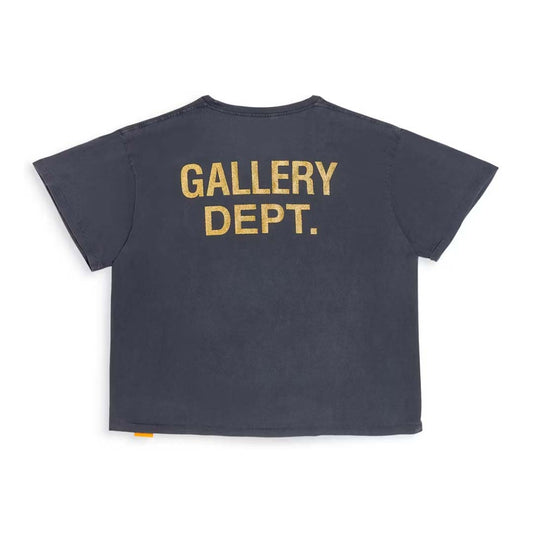 Gallery Dept. Skeleton Beach Tee Vintage Black Sun Spiral