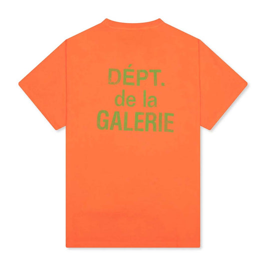 Gallery Dept. Souvenir French Logo Tee Orange Green