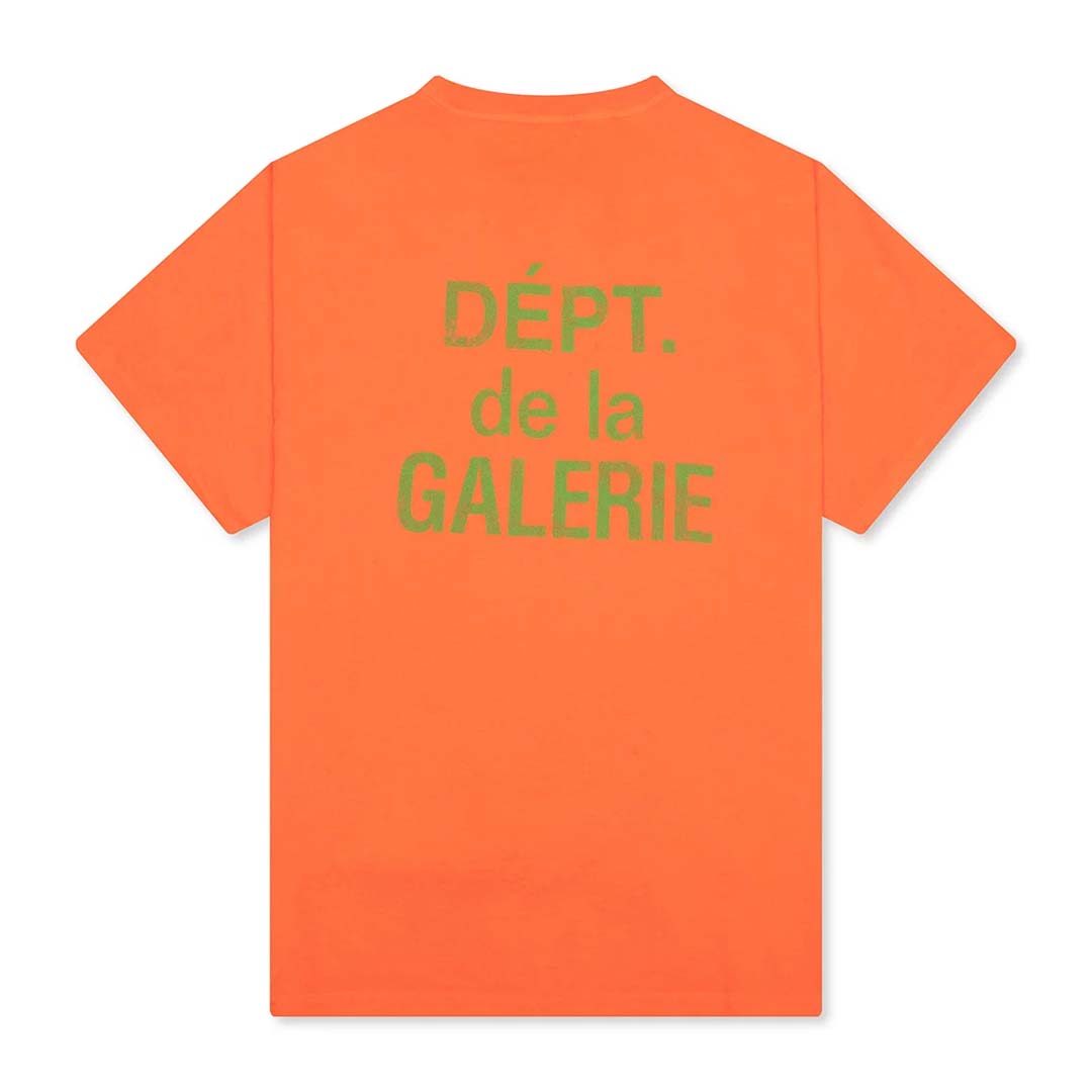 Gallery Dept. Souvenir French Logo Tee Orange Green