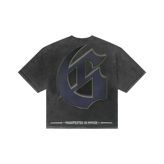 Godspeed Man in the Mirror Grey Wash Tee