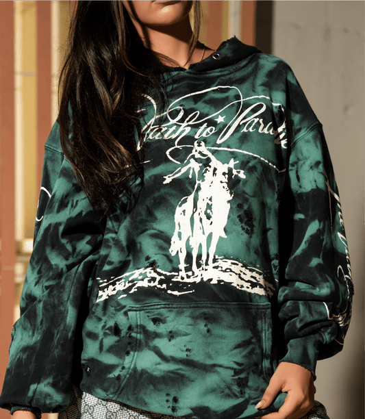 Hellstar Studios Green Marble Paradise Hoodie