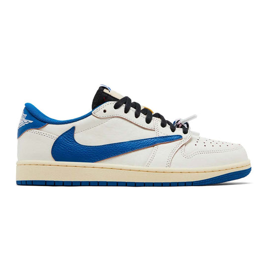 Jordan 1 Retro Low OG SP Fragment x Travis Scott Sail Military Blue