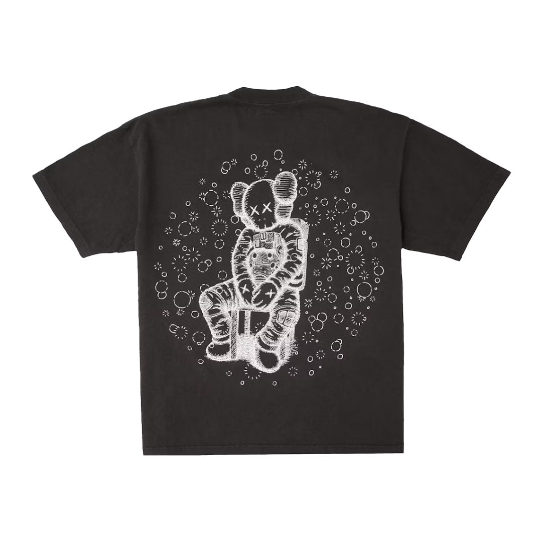 KAWS For Kid Cudi Moon Man GID Tee Vintage Black