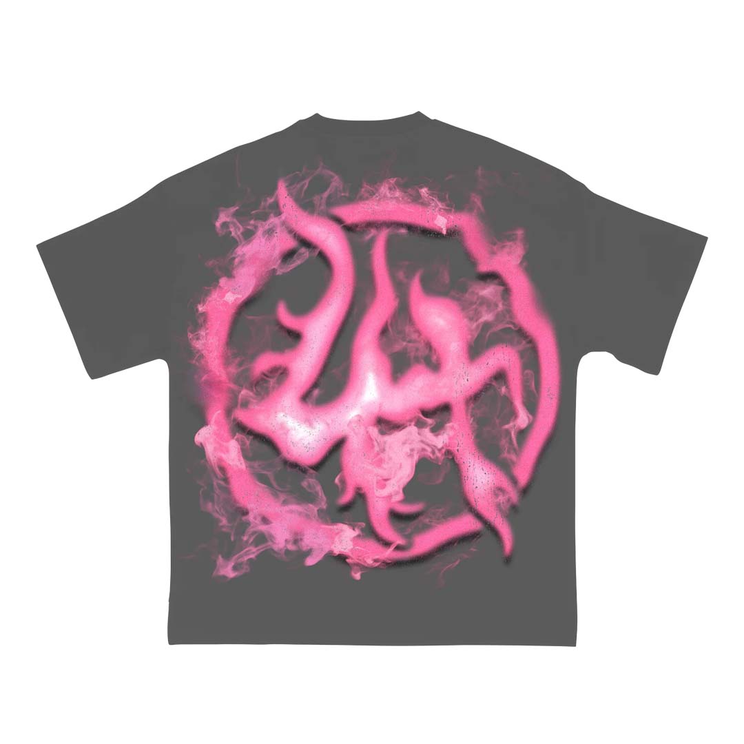 Lost Hills x Cough Syrup Head Tee Grey