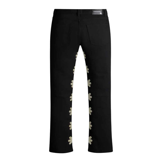 Lost Shdws Black Bone Sun Logo Denim Jeans