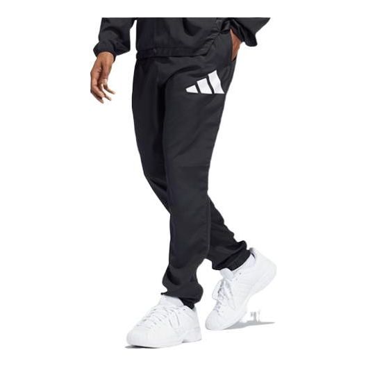 Men's adidas originals Solid Color Minimalistic Casual Basketball Sports Pants/Trousers/Joggers Black HF4198