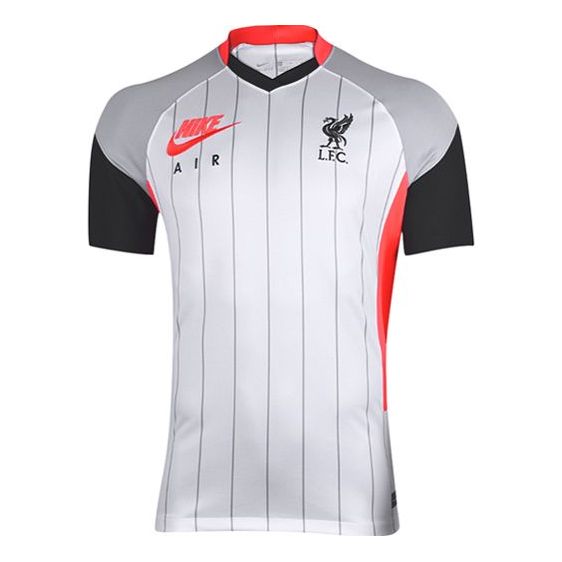 Nike Air Max 20-21 Season Liverpool Fan Edition Away Soccer/Football Training Short Sleeve White CZ3410-101