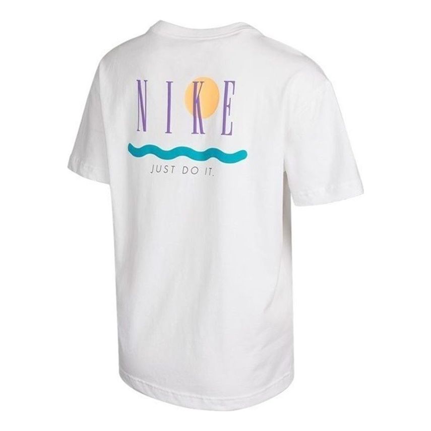 (WMNS) Nike Nsw Tee Boy Vintage Sports Fitness Training Breathable Short Sleeve White T-Shirt DD1480-100