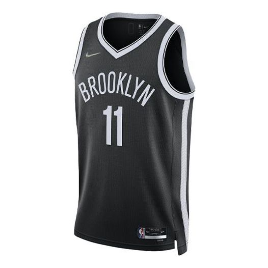 Men's Nike NBA Retro Basketball Jersey/Vest SW Fan Edition Brooklyn Nets Kyrie Irving No. 11 Black DB3563-018