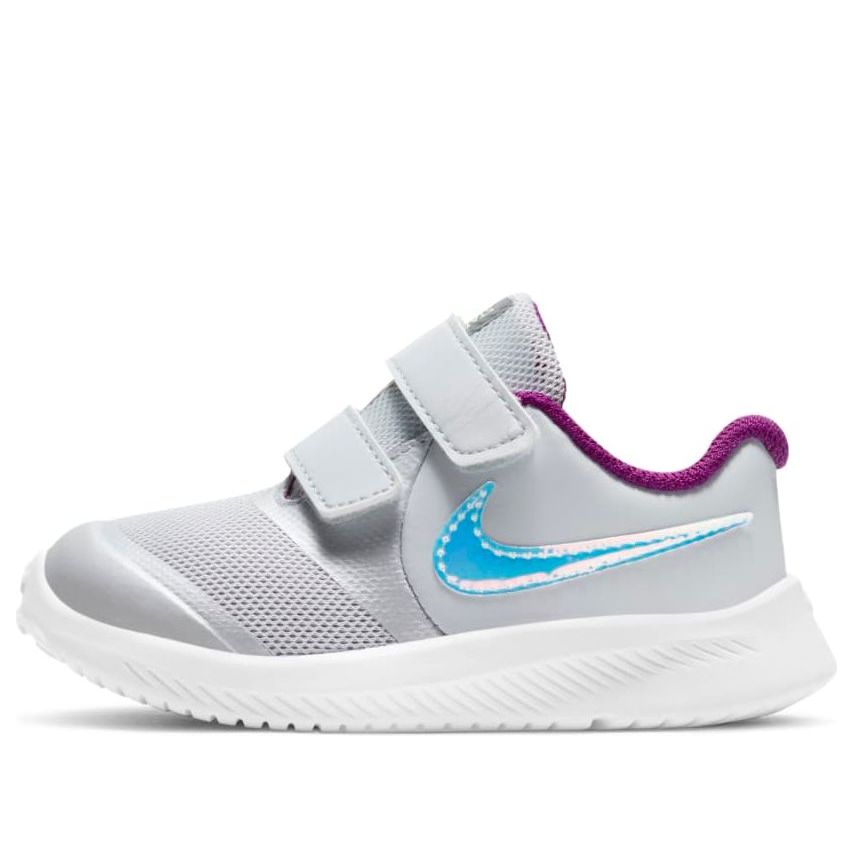 (TD) Nike Star Runner 2 Power 'Pure Platinum Iridescent Swoosh' DD5888-001