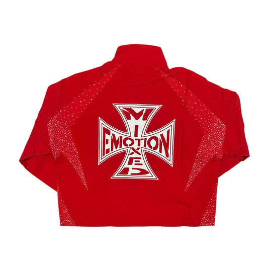 Mixed Emotions Classic Nylon Jacket Red
