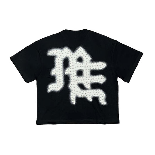 Mixed Emotions End Tee Black White