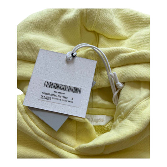 Palm Angels KIDS Bear Hoodie Yellow Brown