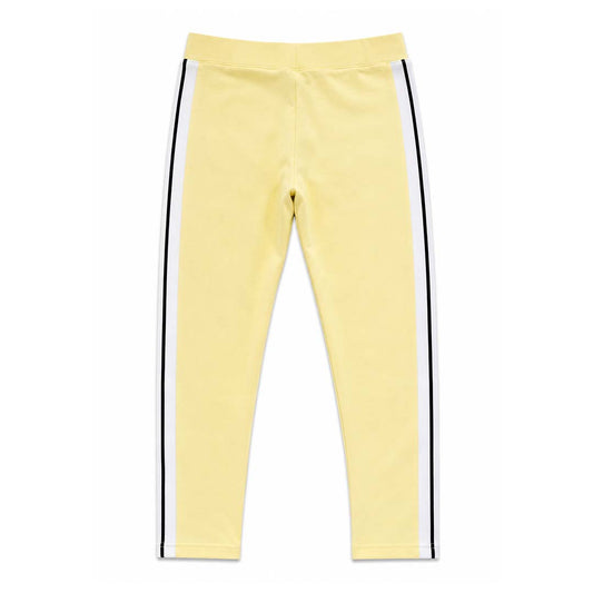 Palm Angels KIDS Track Leggings Yellow Navy Blue