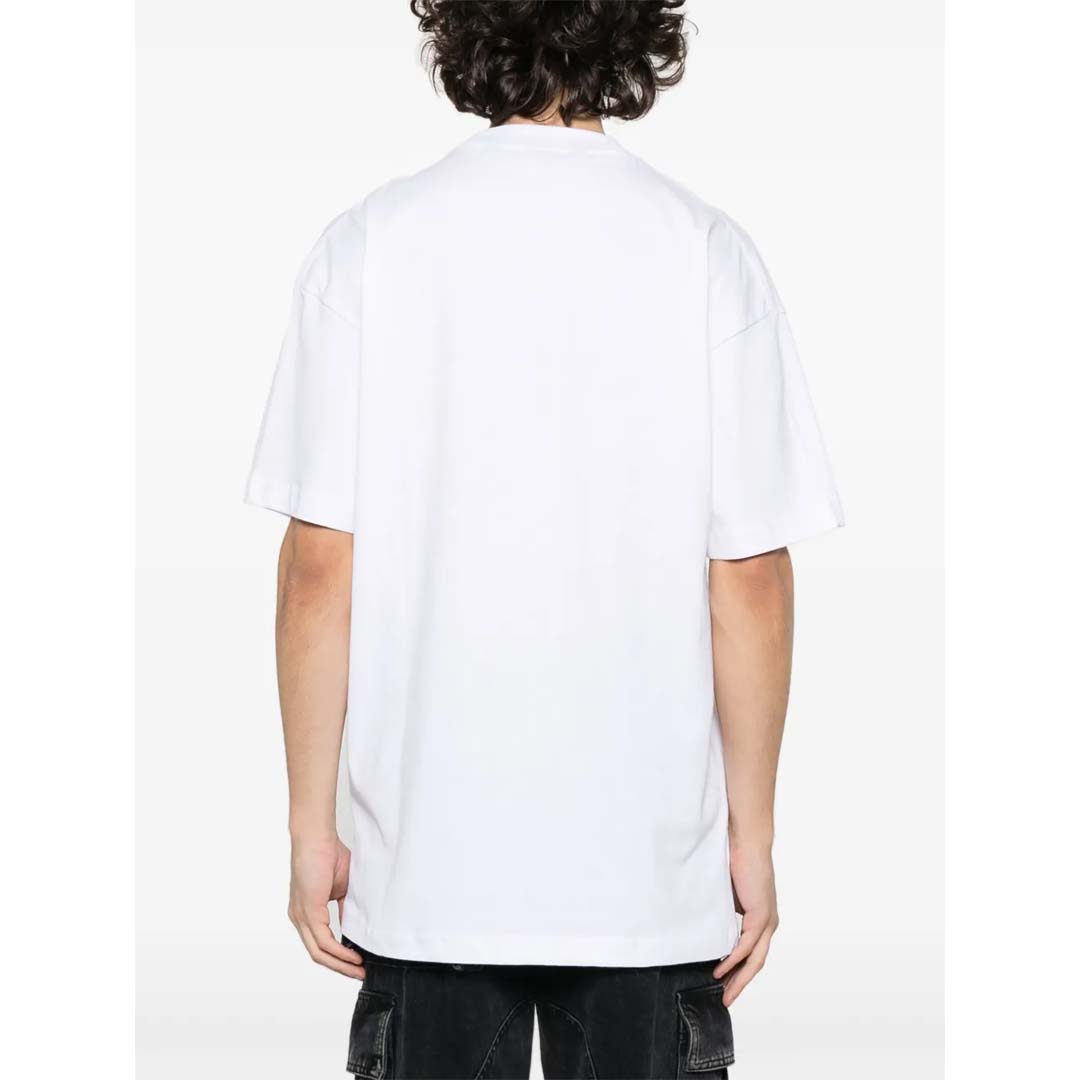 Palm Angels LA Monogram Spray Tee White