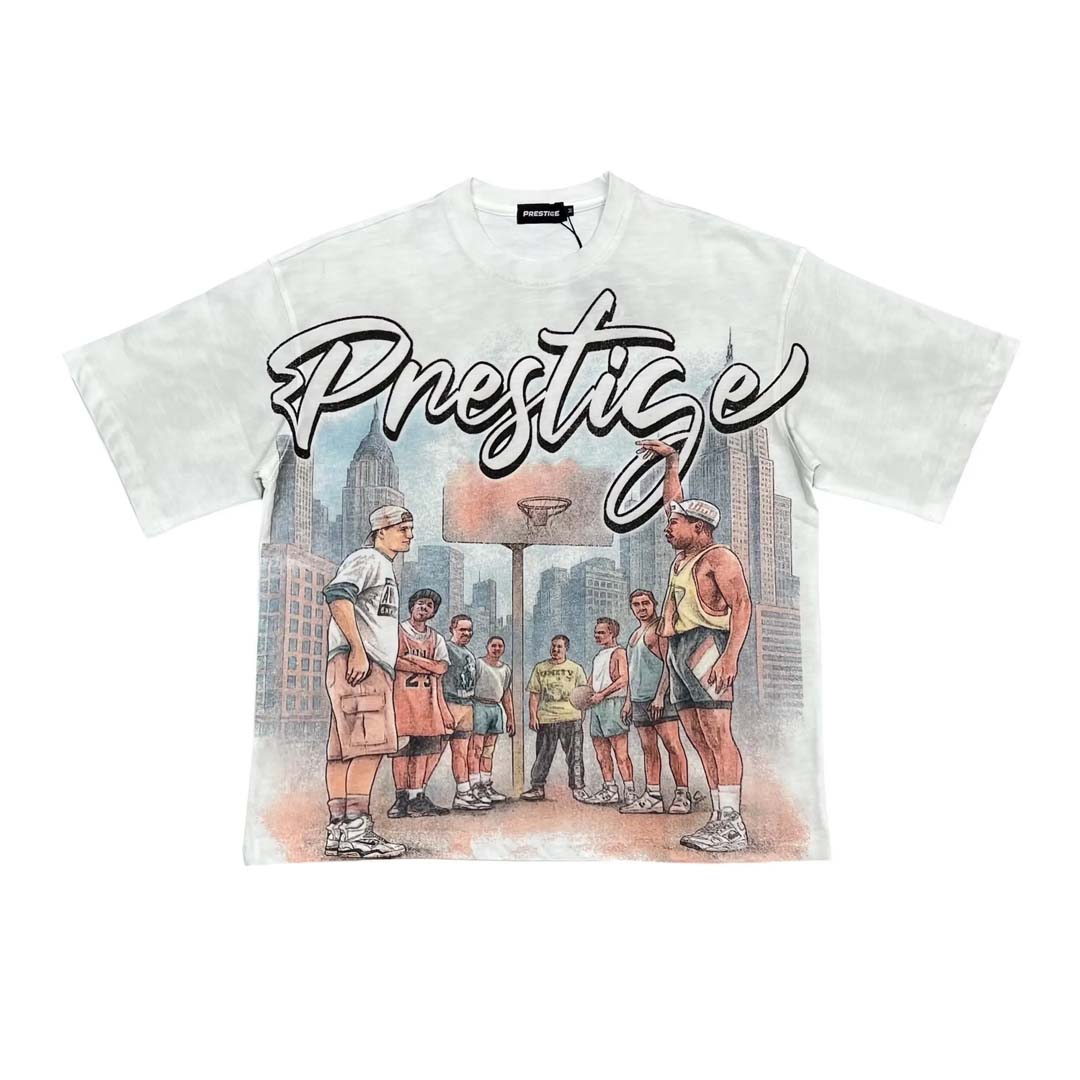 Prestige White Man Can’t Jump Tee White