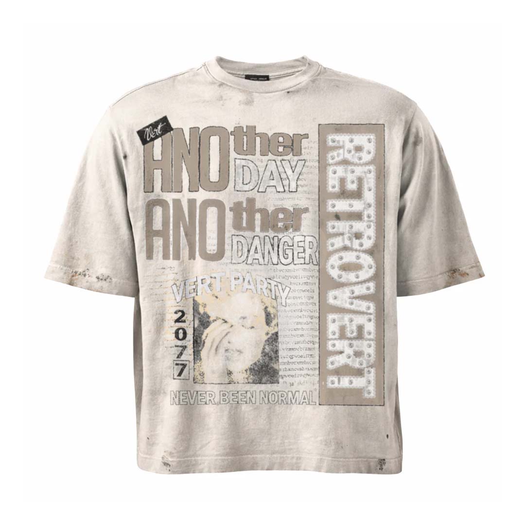 Retrovert Another Day Tee White
