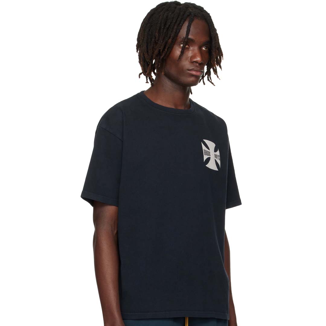 Rhude Boys West Coast Black Tee