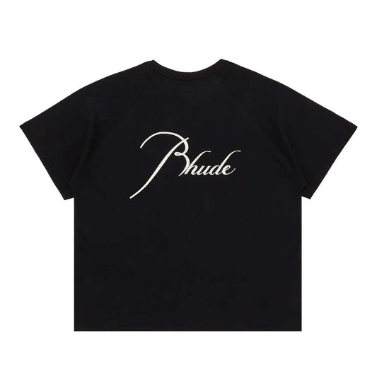 Rhude Classique Raglan Black Tee