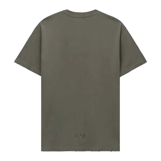 RtA Colin Oversized Tee 'Olive Cyber Sigilism'