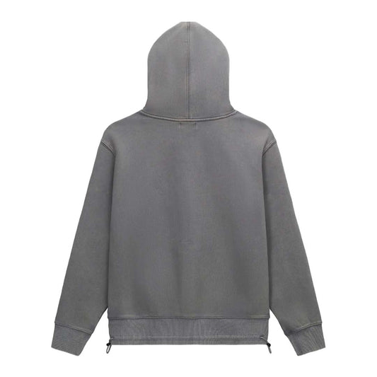 RtA Jordan Stone Etched Monogram Hoodie Grey
