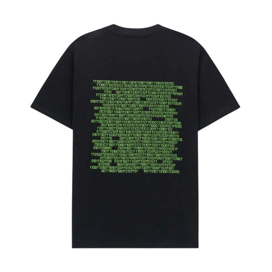 RtA Liam Black Green Binary Logo Tee