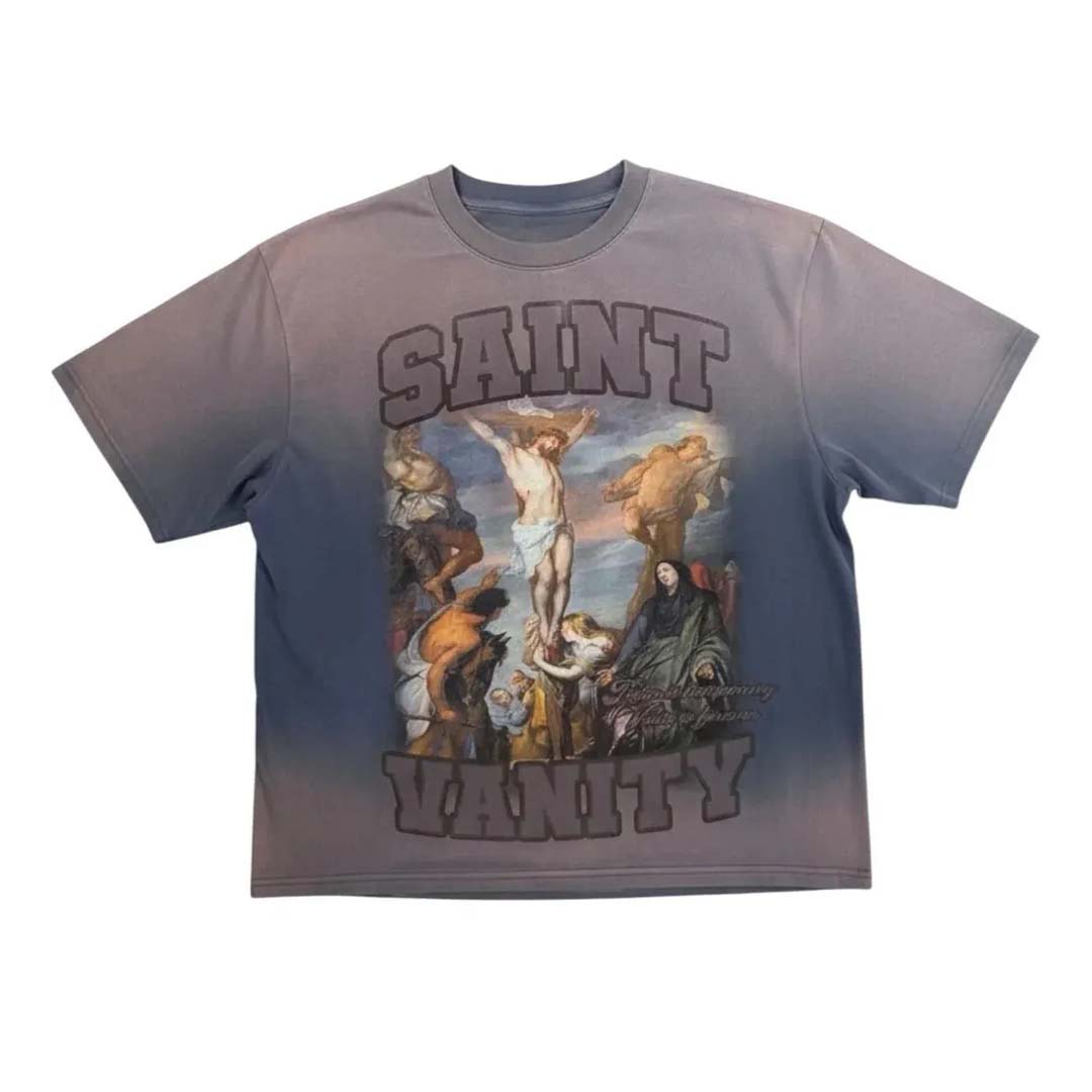Saint Vanity Pain is Temporary Tee Faded Grey