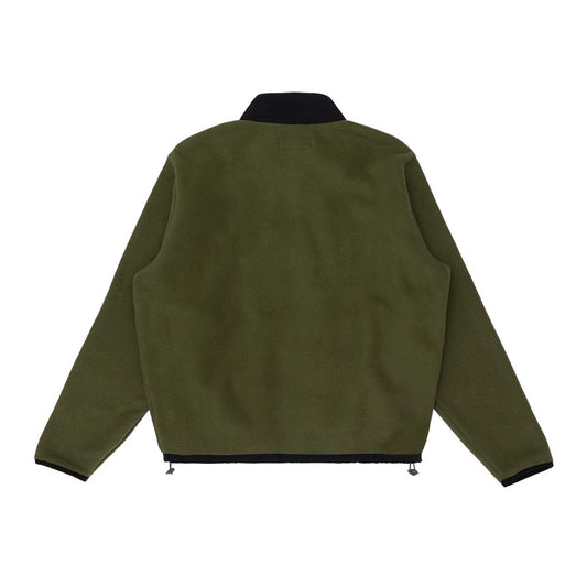 Sinclair Olive Fleece Zip Up Jacket
