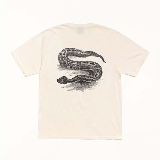 Stussy Serpent Tee Pigment Dyed Natural