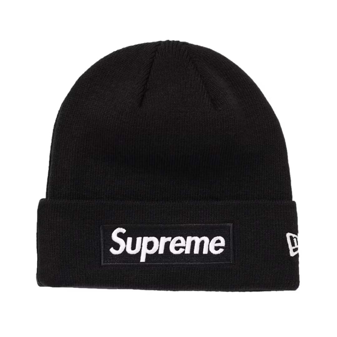 Supreme Black/Black Box Logo Beanie