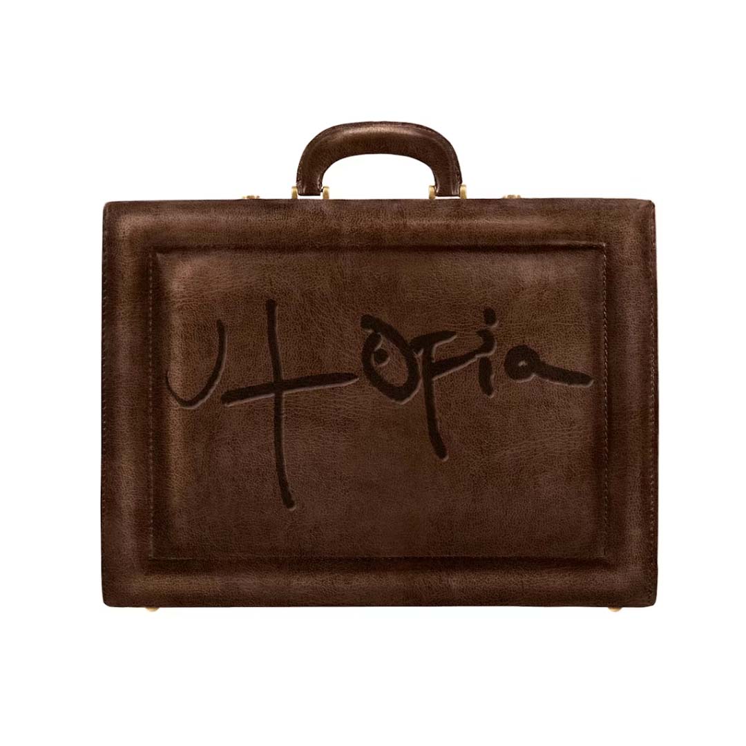 Travis Scott Utopia Briefcase Brown