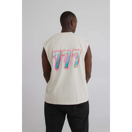 Triple Sevens NFL Sleeveless Tee Cream