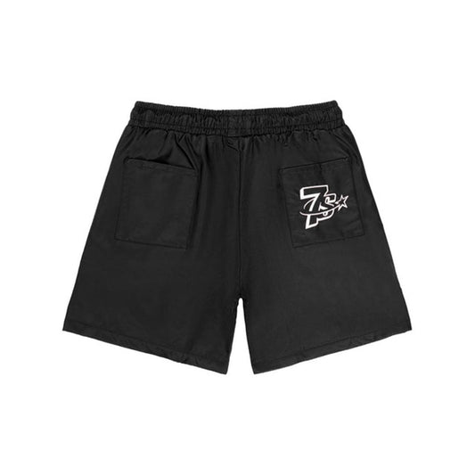 Triple Sevens Nylon Shorts Black
