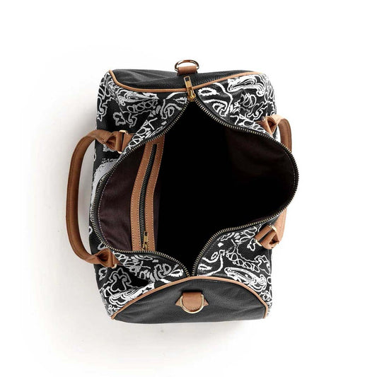 Vale Forever VS Black Leather Mini Duffle Bag