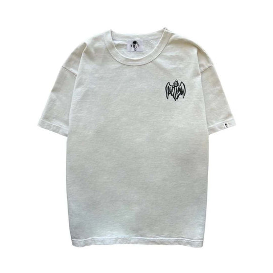 Warren Lotas Bat Logo Tofu Cream/Black Tee