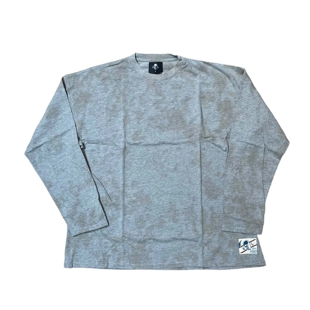 Warren Lotas Masked Killer Boxy Long Sleeve Grey Tee