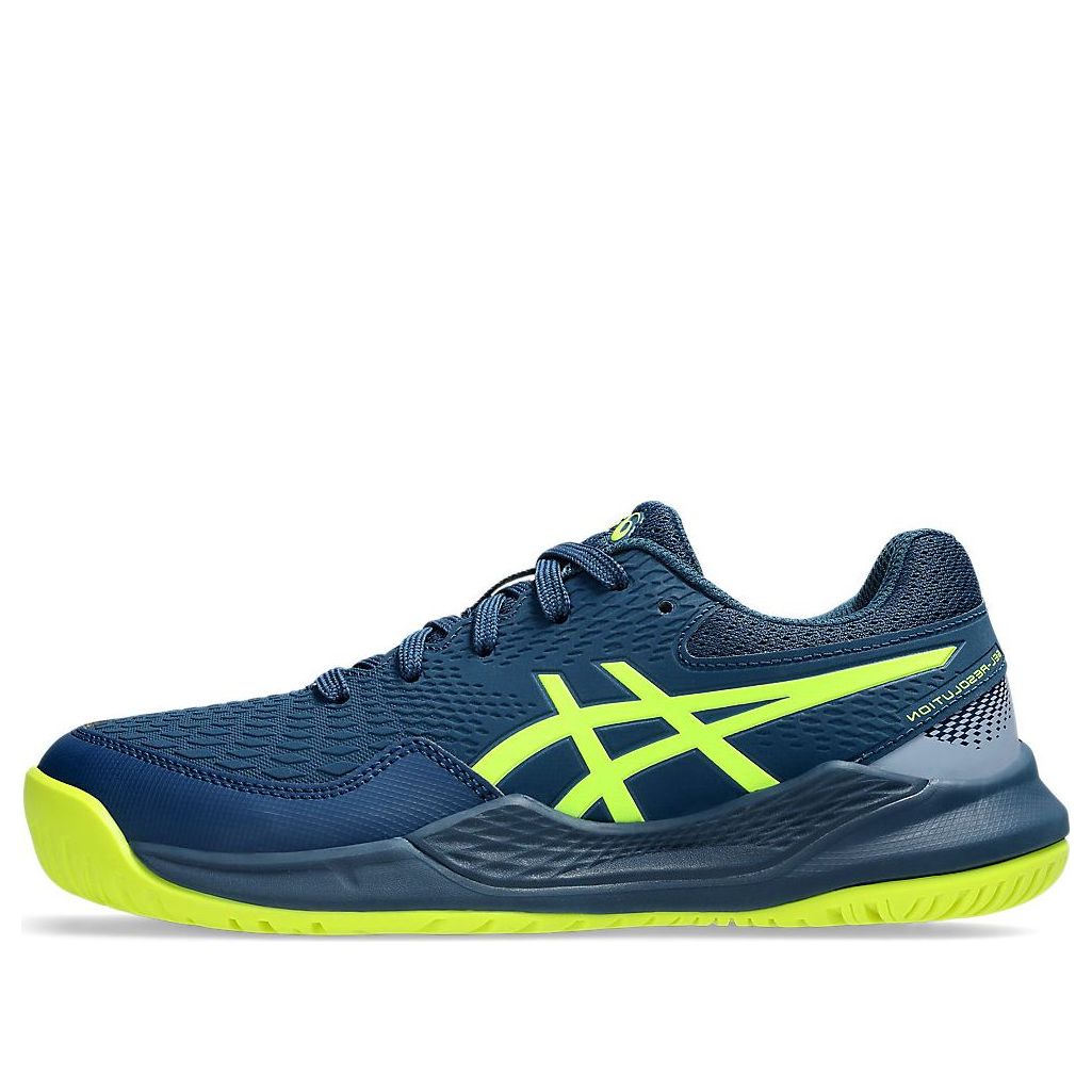 (GS) ASICS Gel-Resolution 9 'Mako Blue Safety Yellow' 1044A067-404