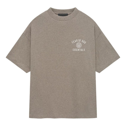 Fear of God Essentials SS25 T-Shirt 'College Print Heather Grey' 125HO244191F