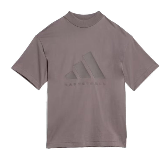 adidas Basketball T-Shirt Asia Sizing 'Brown' IX1970
