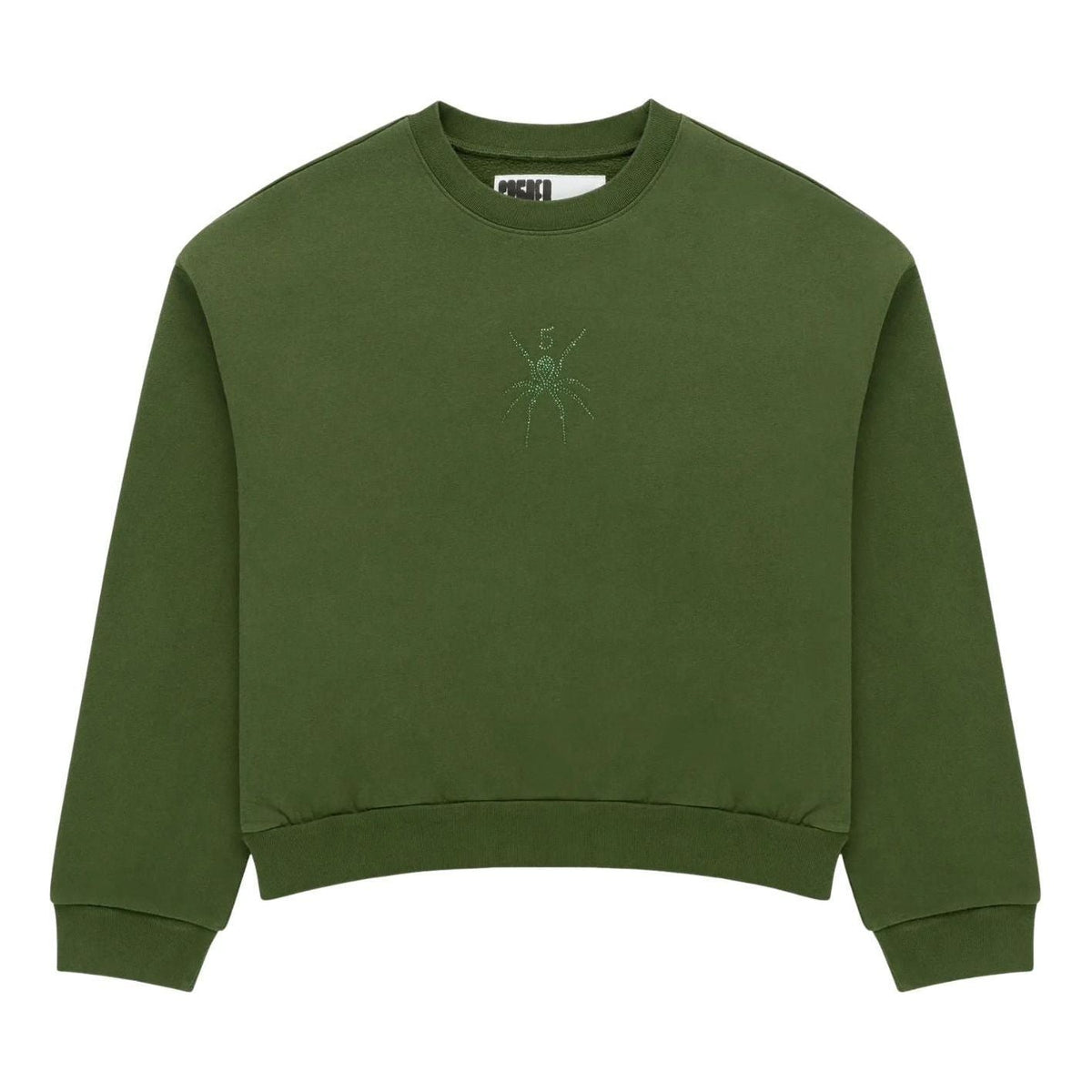 Sp5der Rhinestone Tm Crewneck 'Xanadu' ST028SS26XND