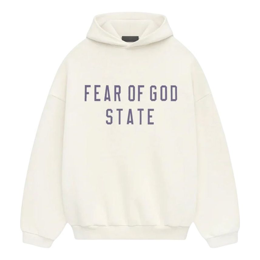 Fear of God Essentials SS25 Fleece Hoodie 'Egg Shell' 192BT246252F