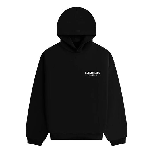 Fear of God Essentials SS25 Cargo Fleece Hoodie 'Black' 192HO246250F