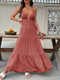 Women’s Boho V-Neck Maxi Dress